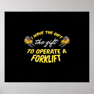 Forklift Cadeft Poster