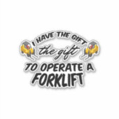 Forklift Cadeft Sticker (Voorkant)