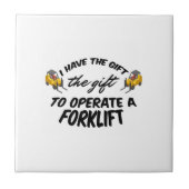 Forklift Cadeft Tegeltje (Voorkant)