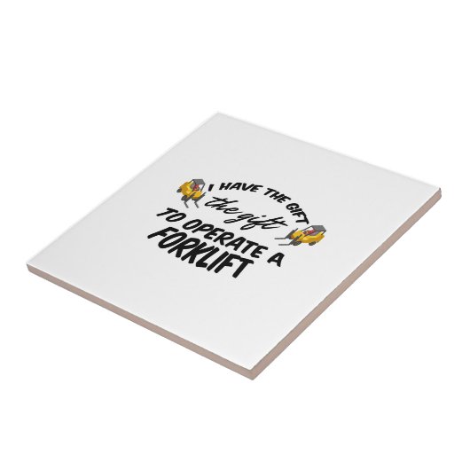 Forklift Cadeft Tegeltje (Zijkant)