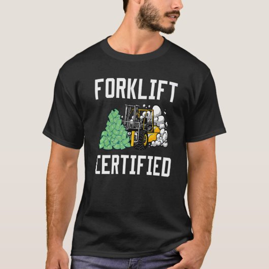 Forklift Certified Forklift Driver Premium_1 T-shirt (Voorkant)