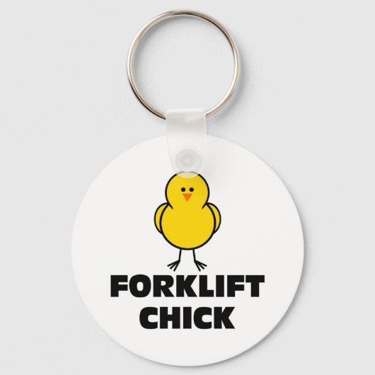 Forklift Chick Sleutelhanger (Voorkant)