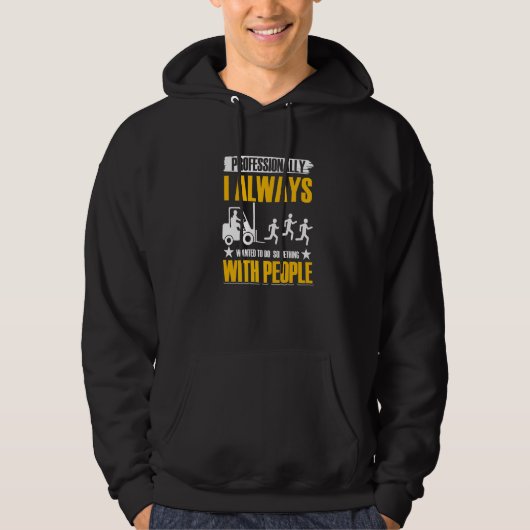 Forklift-driver Hoodie (Voorkant)