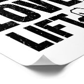 Forklift-driver | Schenkingen voor vorkhefbanen Poster (Hoek)