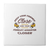 Forklift Friends Tegeltje (Voorkant)