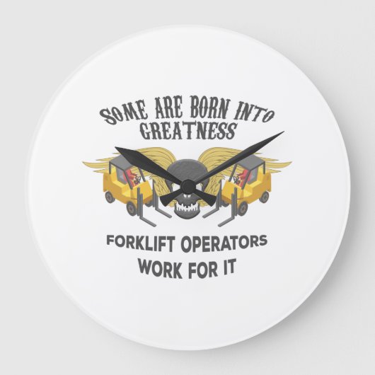 Forklift Greatness Grote Klok (Voorkant)