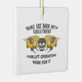 Forklift Greatness Keramisch Ornament (Rechts)