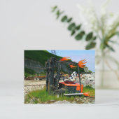Forklift Hotrod, Nederlandse haven, Alaska Briefkaart (Staand voorkant)