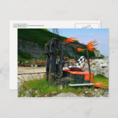 Forklift Hotrod, Nederlandse haven, Alaska Briefkaart (Voorkant / Achterkant)