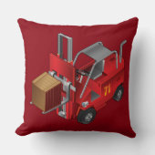 Forklift, Kinder Pallet Truck Design Kussen (Voorkant)
