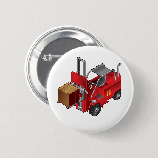 Forklift, Kinder Pallet Truck Design Ronde Button 5,7 Cm (Voorkant /achterkant)