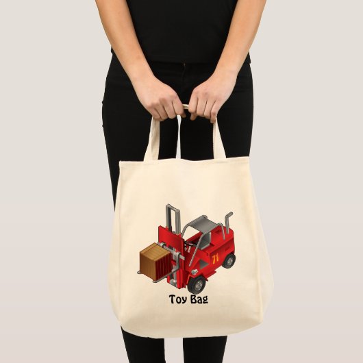 Forklift, Kinder Pallet Truck Design Tote Bag (Voorkant (product))