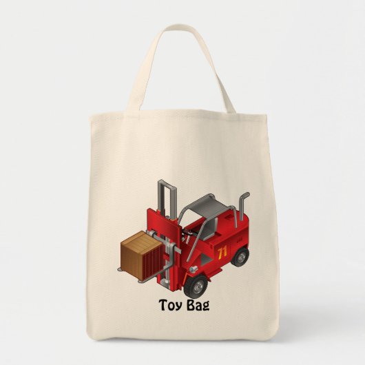 Forklift, Kinder Pallet Truck Design Tote Bag (Voorkant)