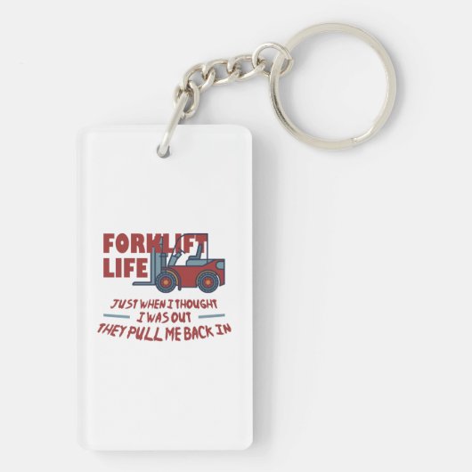 Forklift Life Sleutelhanger (achterkant)