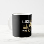 Forklift Operator als 4 met King Fork Driver Koffiemok (Voorkant links)