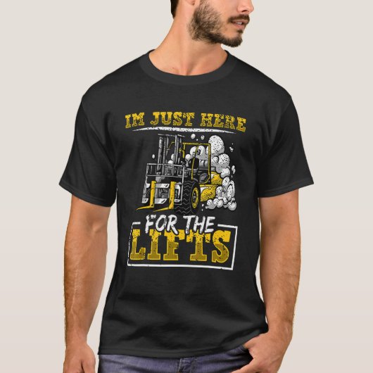 Forklift operator forklift gecertificeerd 4 t-shirt (Voorkant)