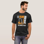 Forklift Operator Logistics Warehouse Forklift Dr. T-shirt (Voorkant volledig)