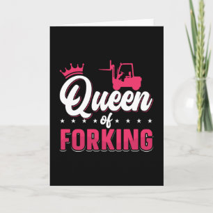 Forklift Operator Queen Of Forking Driver Truck Kaart