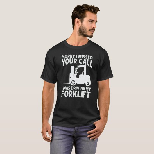 Forklift Operator Truck Worker  3 T-shirt (Voorkant volledig)