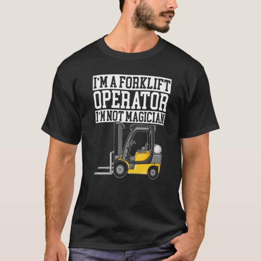 Forklift Operator Truck Worker 8 T-shirt (Voorkant)