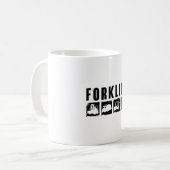 Forklift Quote Forklift Operator Driver Worker Koffiemok (Voorkant links)