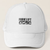 Forklift Quote Forklift Operator Driver Worker Trucker Pet (Voorkant)