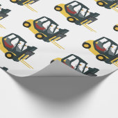 Forklift Truck Cadeaupapier (Hoek)