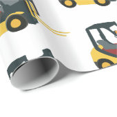 Forklift Truck Cadeaupapier (Rol Hoek)