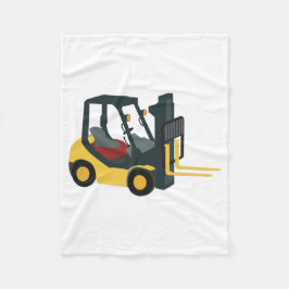 Forklift Truck Fleece Deken