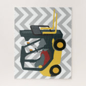 Forklift Truck Legpuzzel (Verticaal)