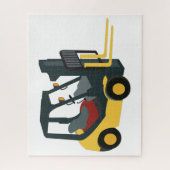 Forklift Truck Legpuzzel (Verticaal)