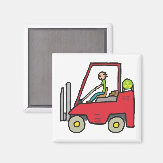 Forklift Truck Magneet (Voorkant / Achterkant)