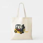 Forklift Truck Tote Bag (Achterkant)