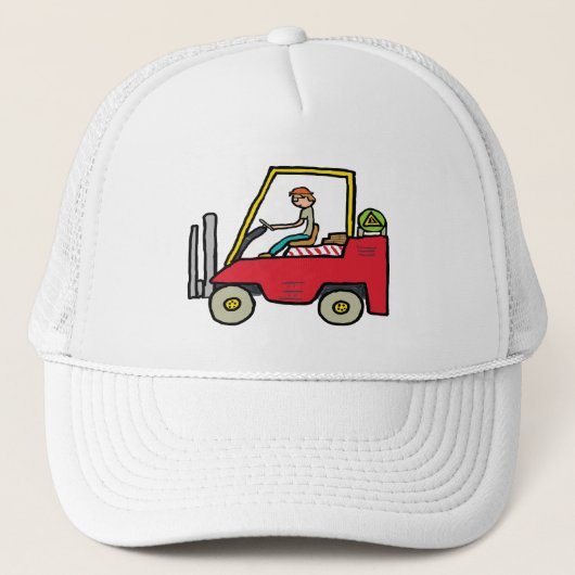 Forklift Truck Trucker Pet (Voorkant)