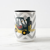 Forklift Truck Tweekleurige Koffiemok (Center)