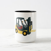 Forklift Truck Tweekleurige Koffiemok (Center)