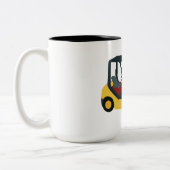Forklift Truck Tweekleurige Koffiemok (Links)