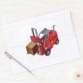 Forklift Truck Vierkante Sticker (Envelop)