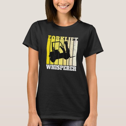 Forklift Whisperer Warehouse Forklift Operator   T-shirt (Voorkant)