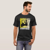 Forklift Whisperer Warehouse Forklift Operator T-shirt (Voorkant volledig)