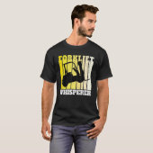 Forklift Whisperer Warehouse Forklift Operator T-shirt (Voorkant volledig)