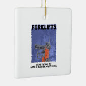 Forklifts Parody Keramisch Ornament (Rechts)
