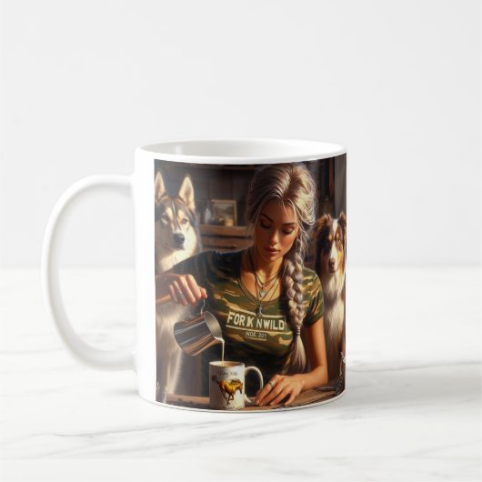 ForknWild koffiecreamer Koffiemok (Links)