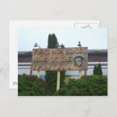 Forks High School, Thuis van de Spartans Briefkaart (Voorkant / Achterkant)