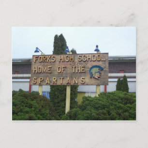 Forks High School, Thuis van de Spartans Briefkaart