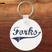Forks Washington Classic Design Sleutelhanger (Voorkant)