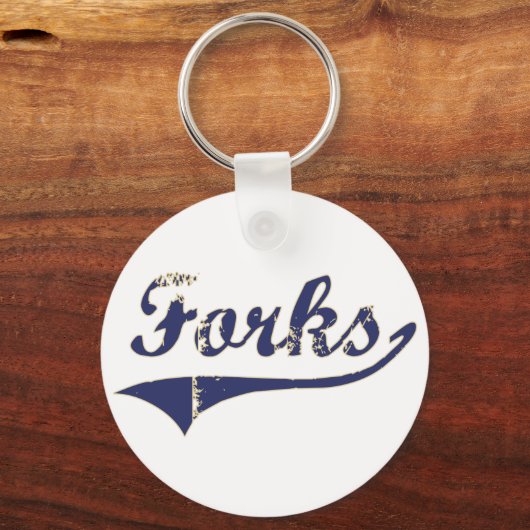 Forks Washington Classic Design Sleutelhanger (Voorkant)