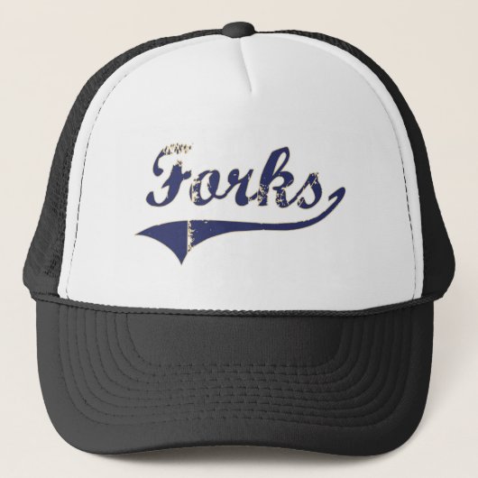 Forks Washington Classic Design Trucker Pet (Voorkant)