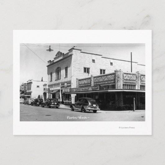 Forks, WashingtonA Street SceneForks, WA Briefkaart (Voorkant)