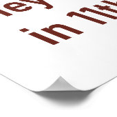 Forks werden beschouwd als onleesbaar - historisch poster (Hoek)